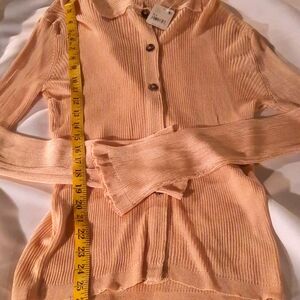 Free People Cardigan Sweater, Size XS, Tan. NWT.